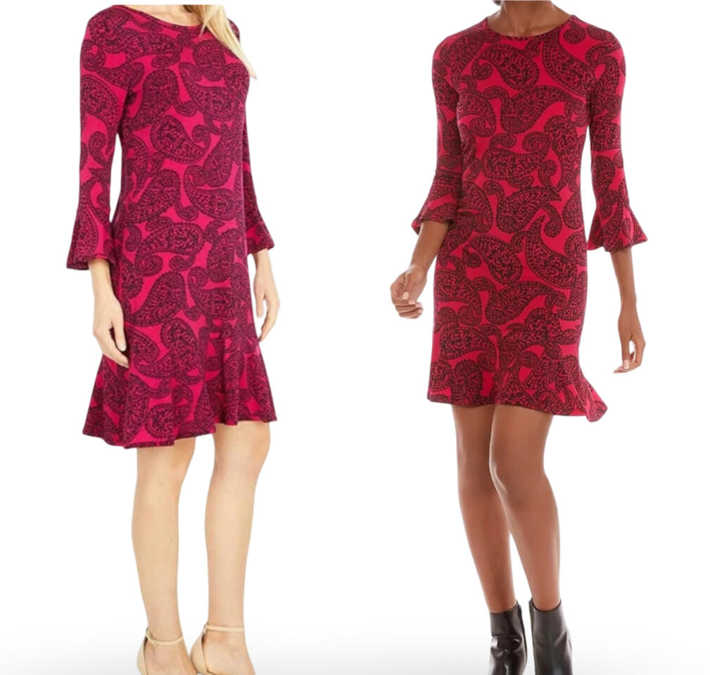 Michael Kors Paisley Flounce Dress Azalea eBay Poshmark Mercari